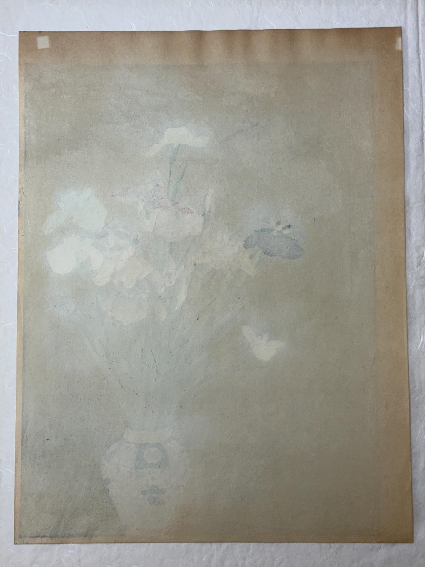 Japanese art, Kobayashi Kokei, "Irises", Large size.