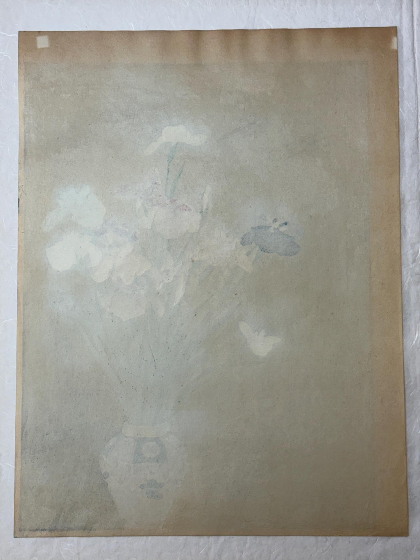 Japanese art, Kobayashi Kokei, "Irises", Large size.