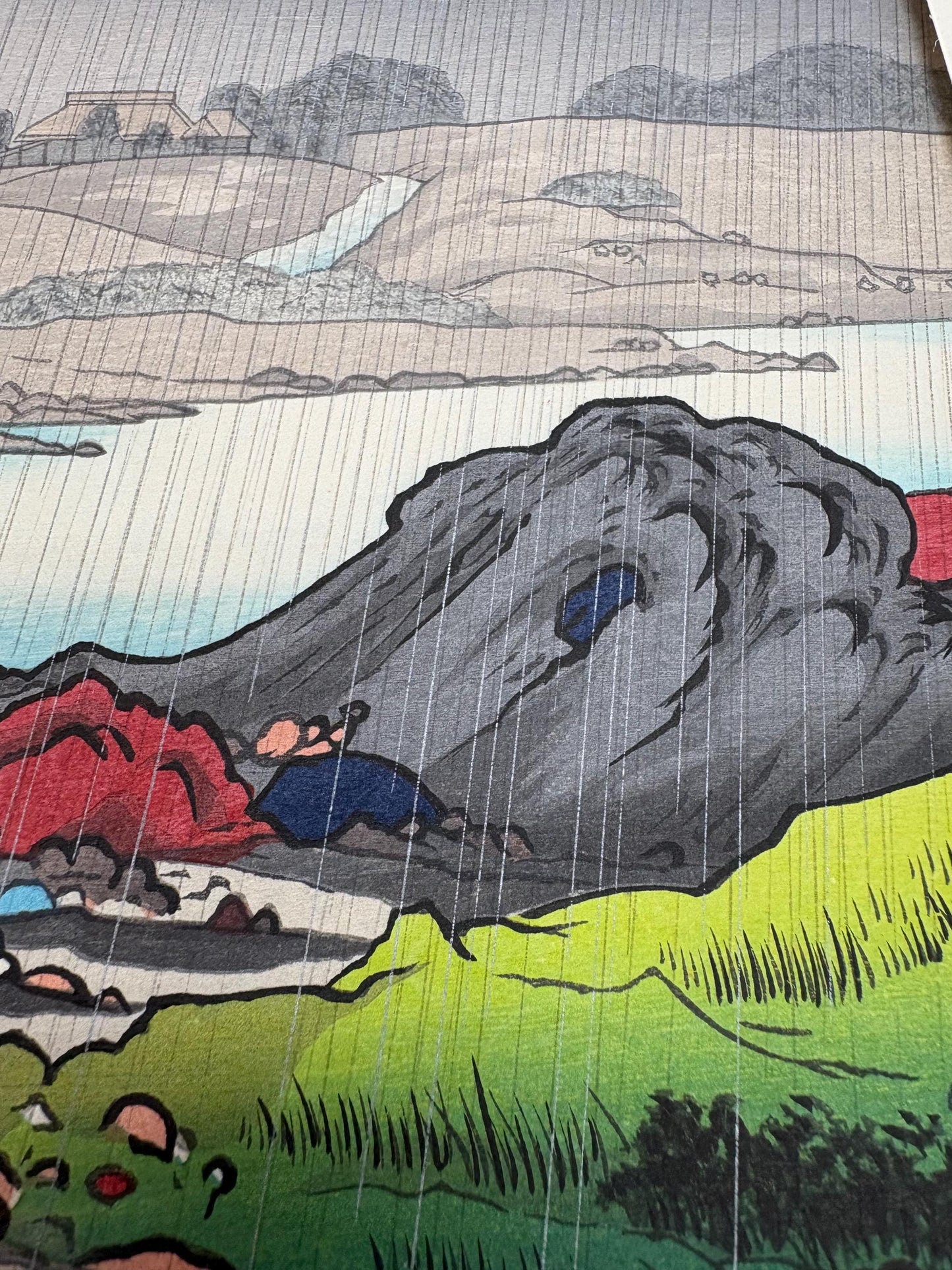 Japanese Ukiyoe, Shin-Hanga, Woodblock print, Hashiguchi Goyo, "Yabakei".