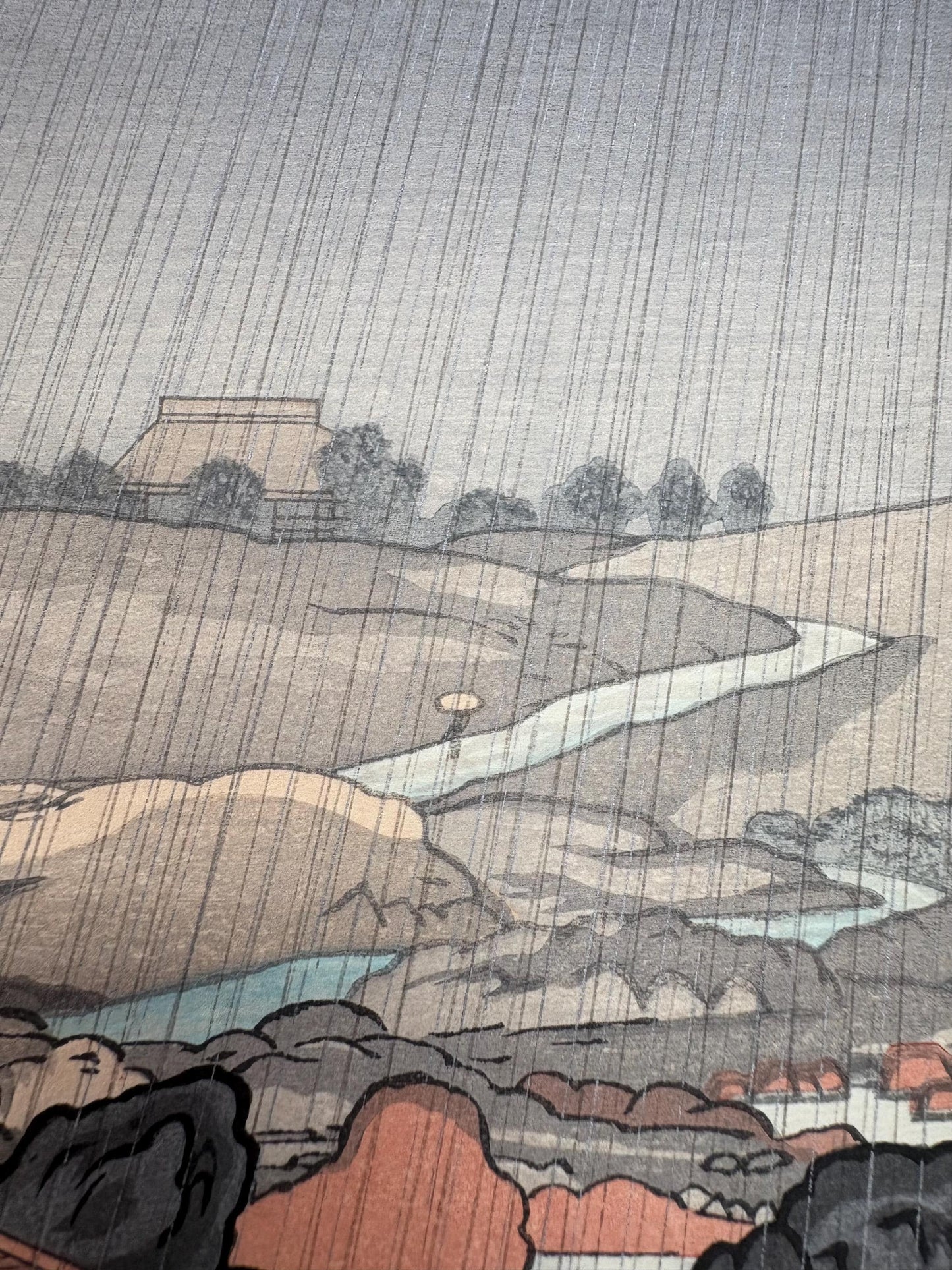 Japanese Ukiyoe, Shin-Hanga, Woodblock print, Hashiguchi Goyo, "Yabakei".
