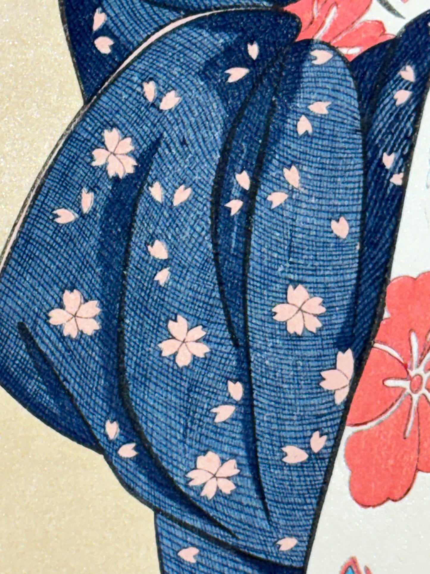 Japanese Ukiyoe, Shin-Hanga, Woodblock print, Hashiguchi Goyo, "Woman in Summer Kimono"