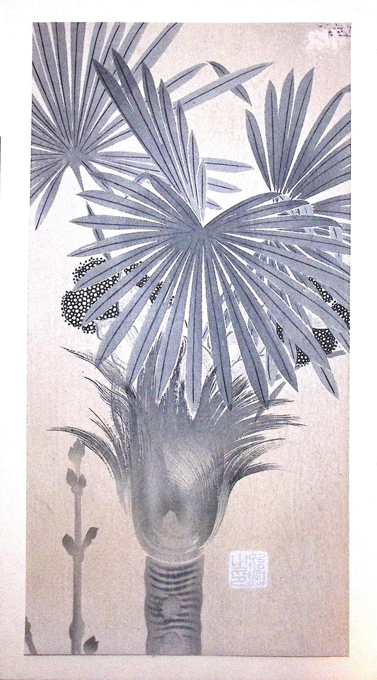 Japanese design, antique, woodcut print, Rinpa.