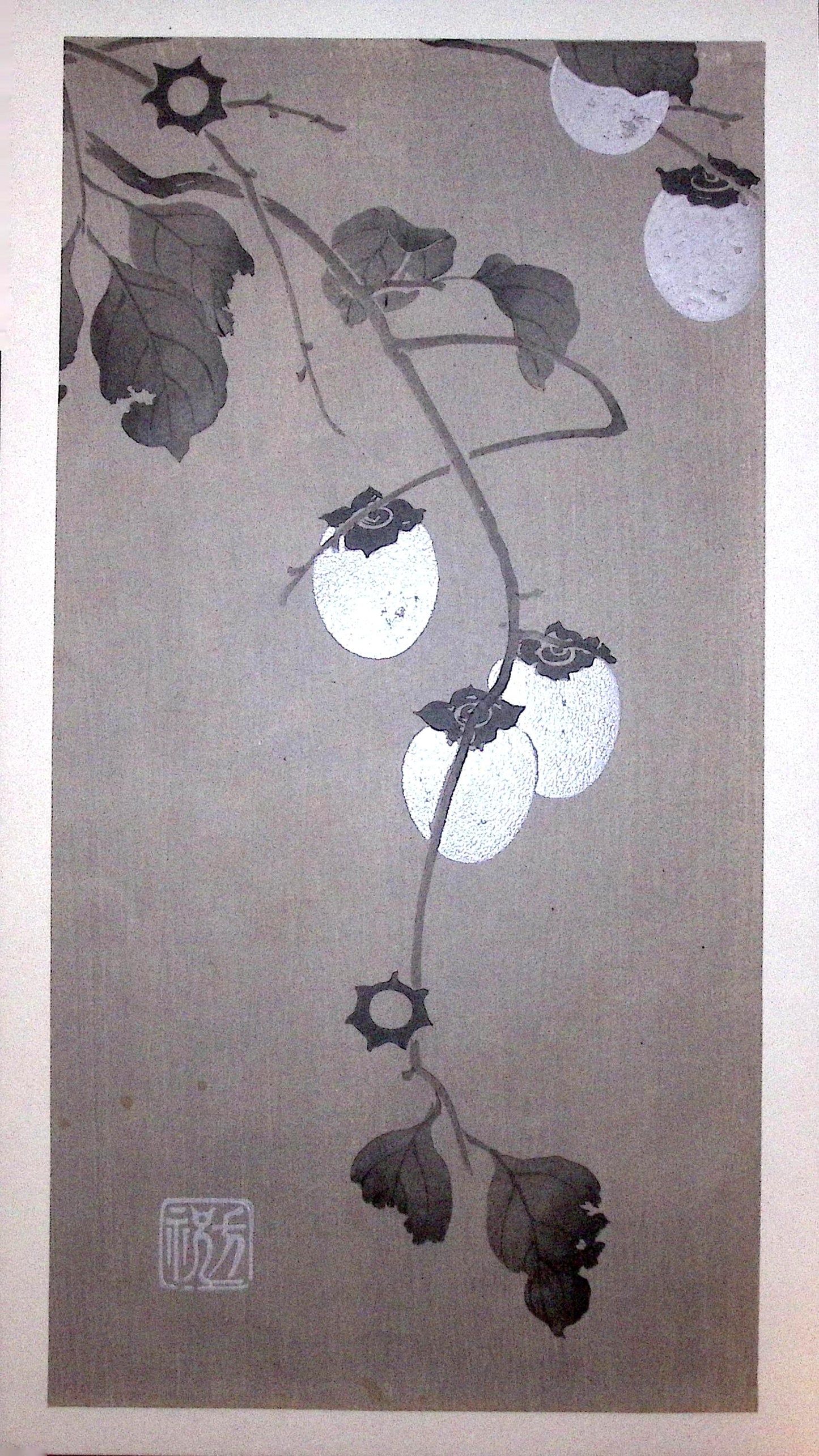 Japanese design, antique, woodcut print, Rimpa.