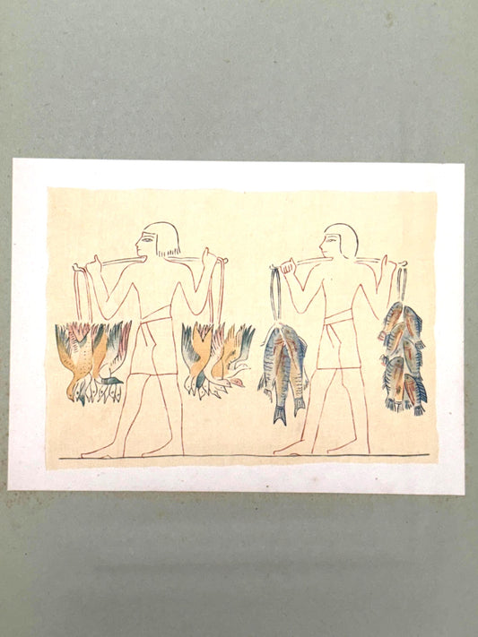 Japanese antique woodblock print, Design, 1929, Modern Egyptian style 7