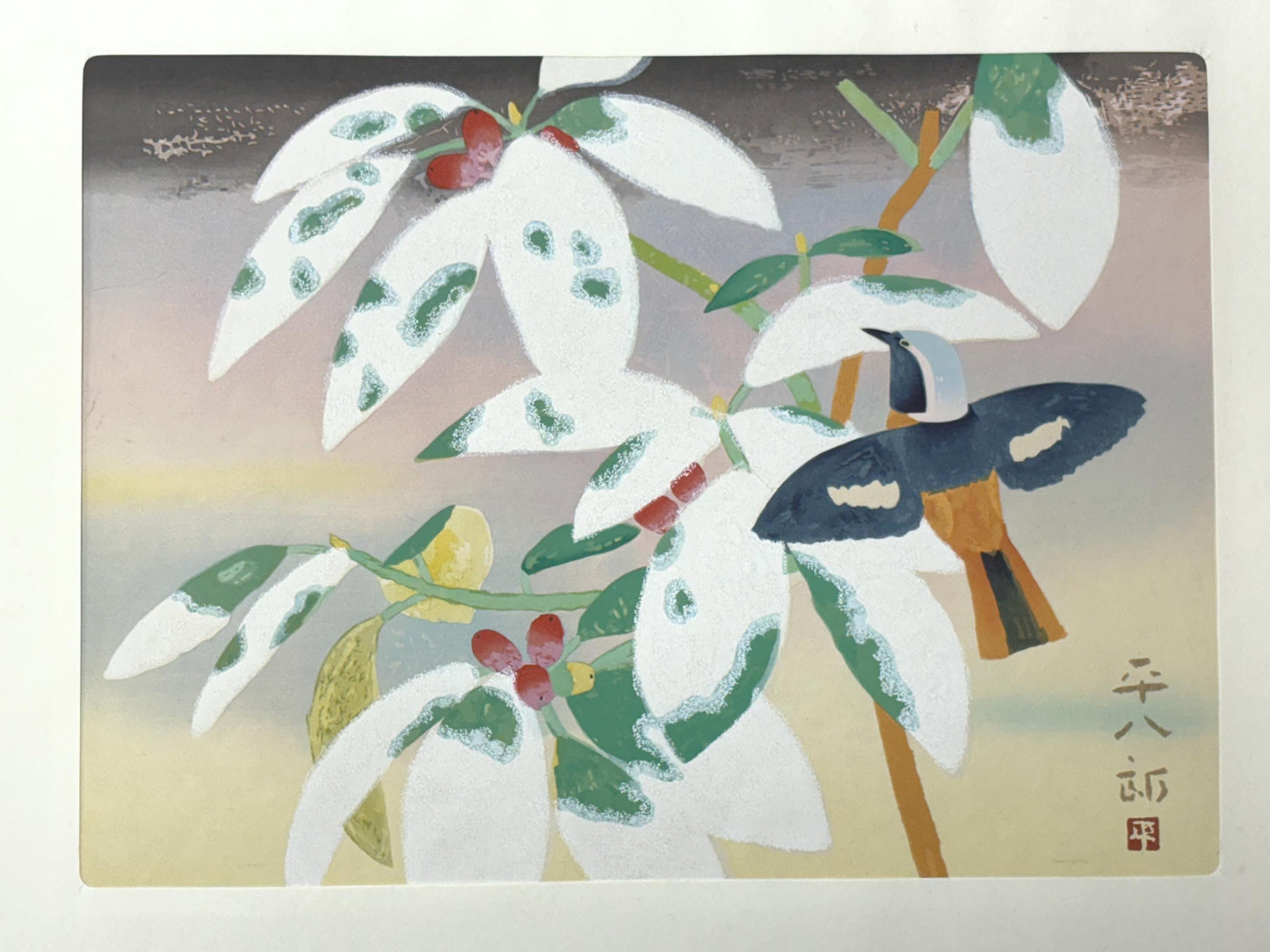 Japanese art, woodblock print, Fukuda Heihachiro, Large size.