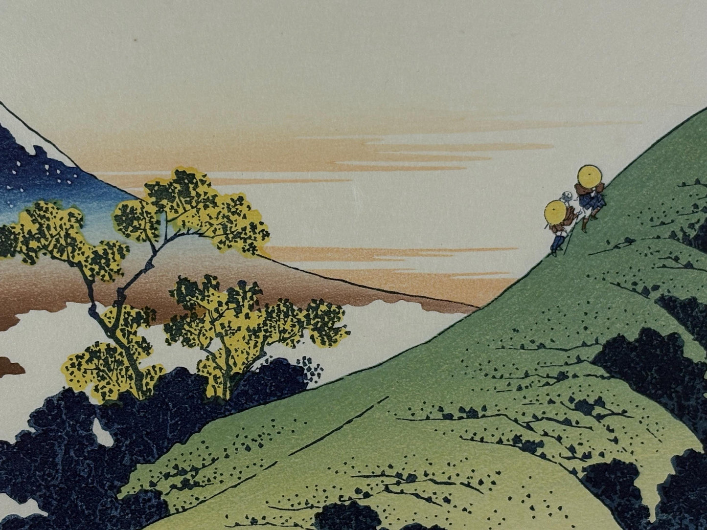 Hokusai, "Inume Pass, Kōshū"