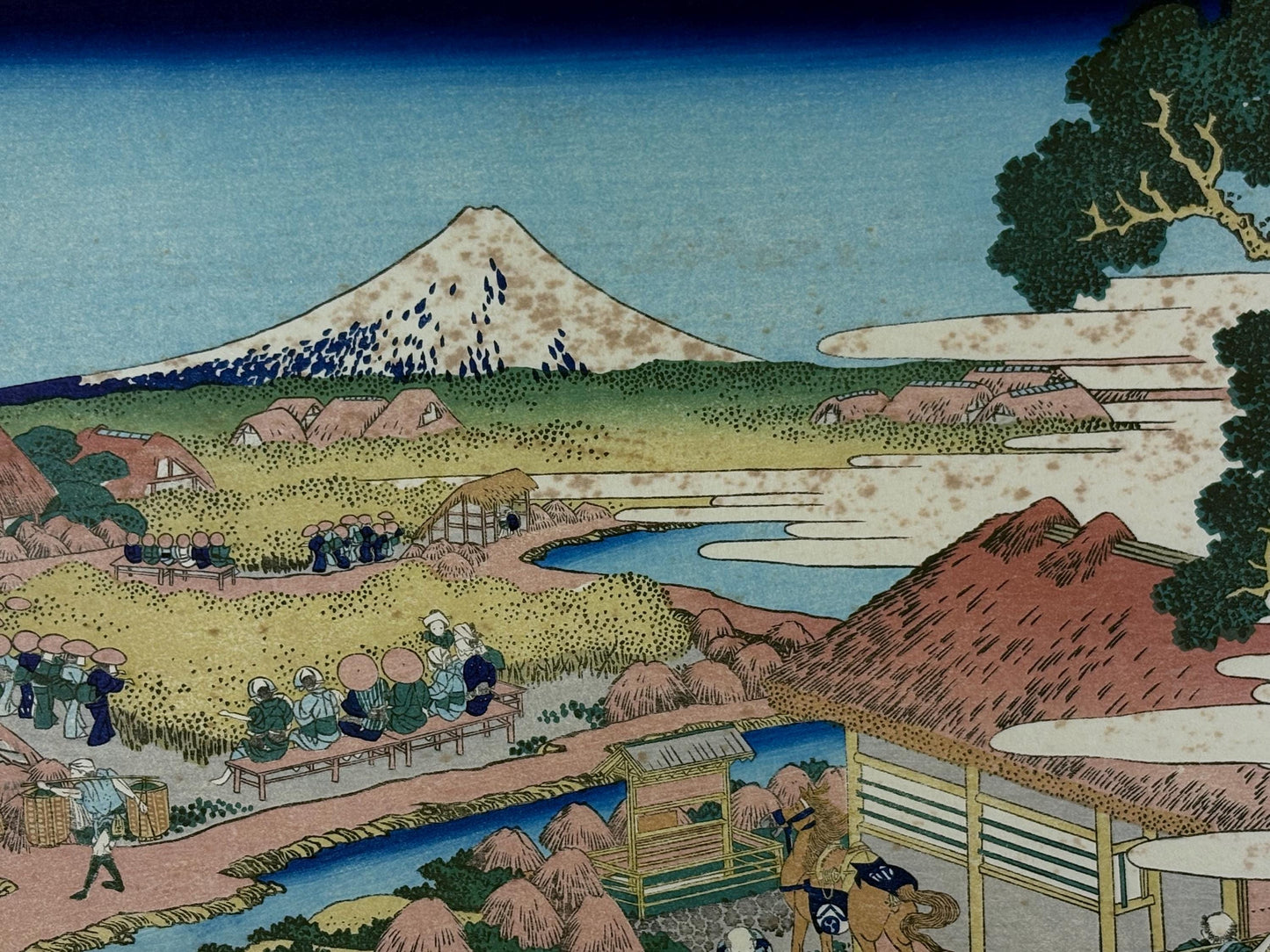 Hokusai, "The Tea plantation of Katakura in Suruga Province"