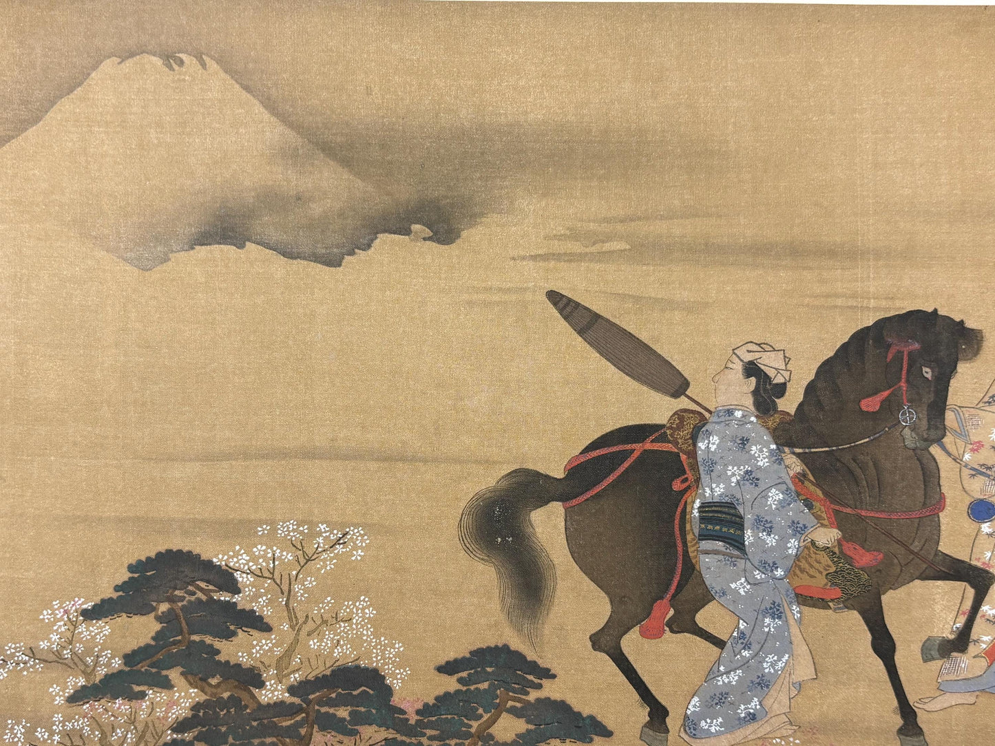 1906, Japanese antique woodblock print, Miyagawa Choshun, "今様東下図", from Ukiyoe-ha-gashu.