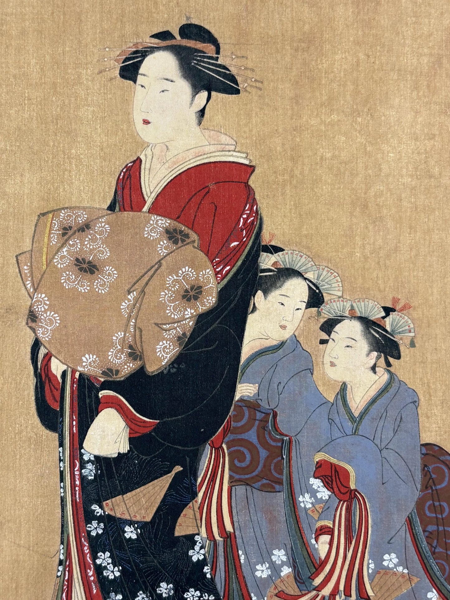 1906, Japanese antique woodblock print, Katsukawa Shundo, from Ukiyoe-ha-gashu.