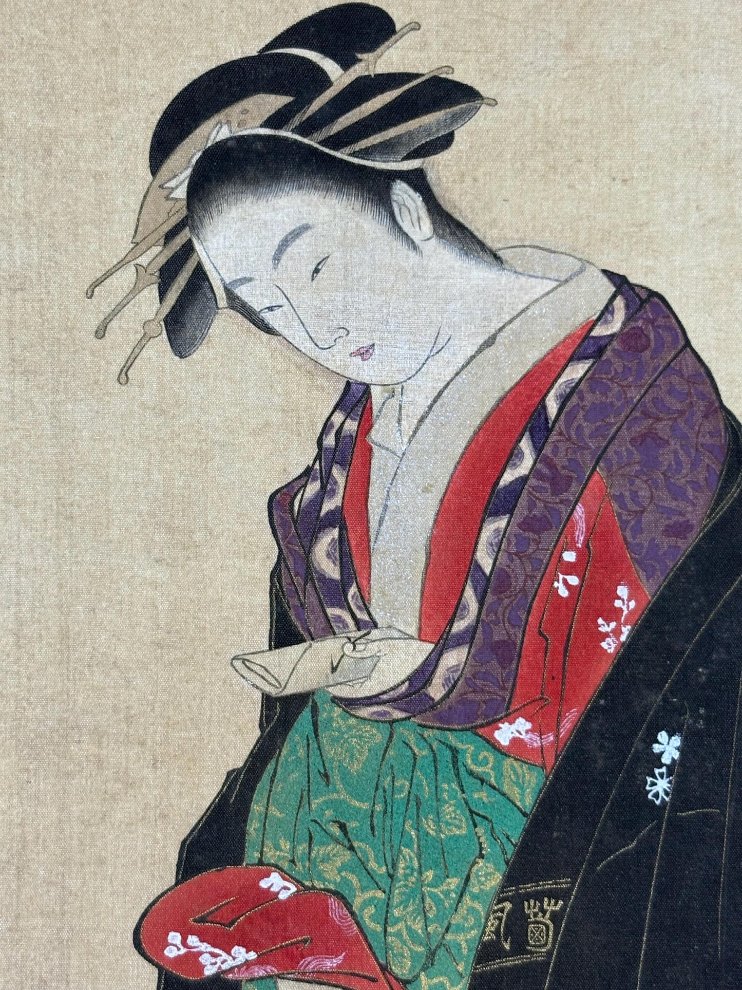 Ukiyoe-ha-gashu,  1906, Japanese antique woodblock print, Katsukawa Shungyo,