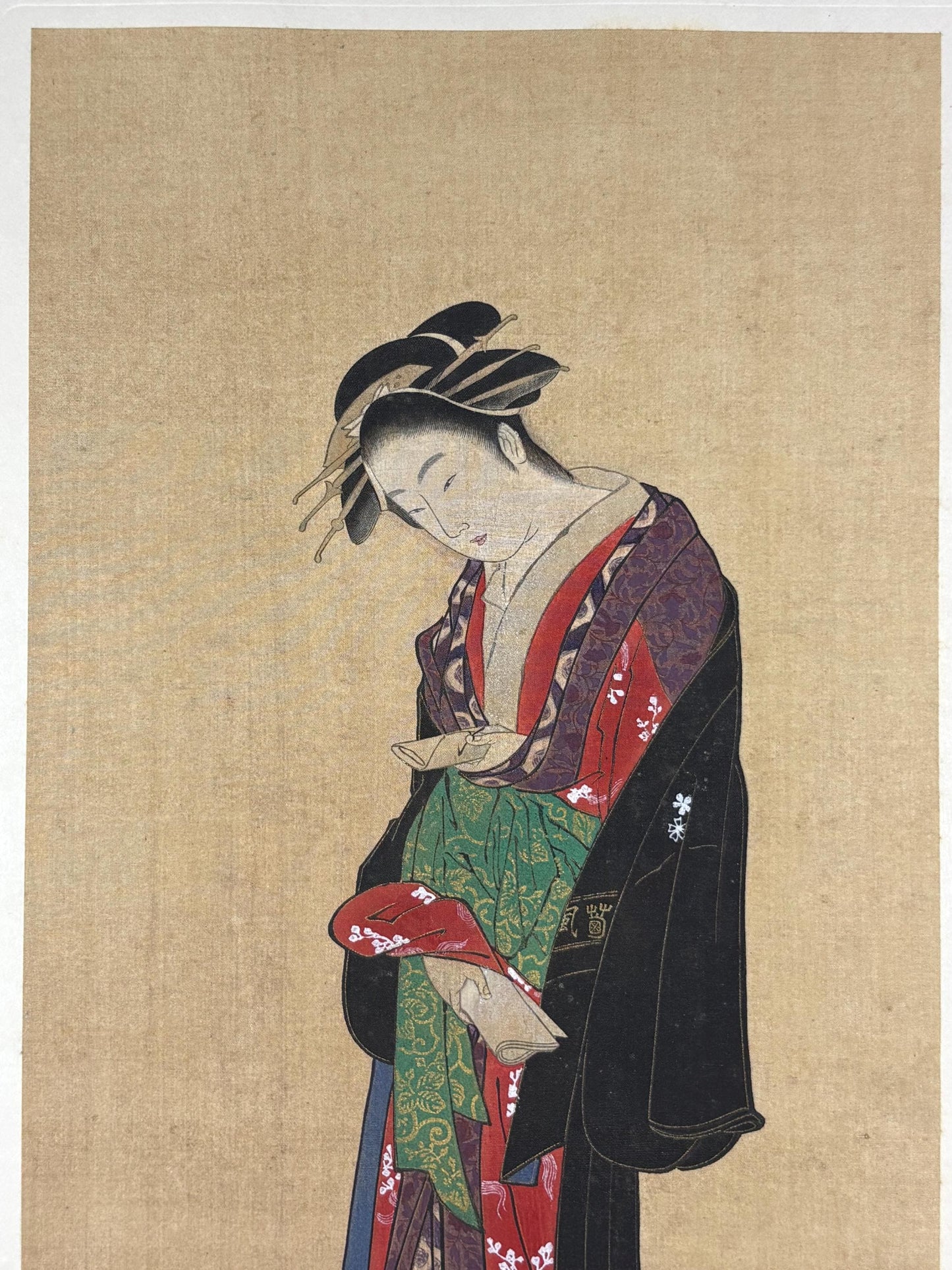 Ukiyoe-ha-gashu,  1906, Japanese antique woodblock print, Katsukawa Shungyo,