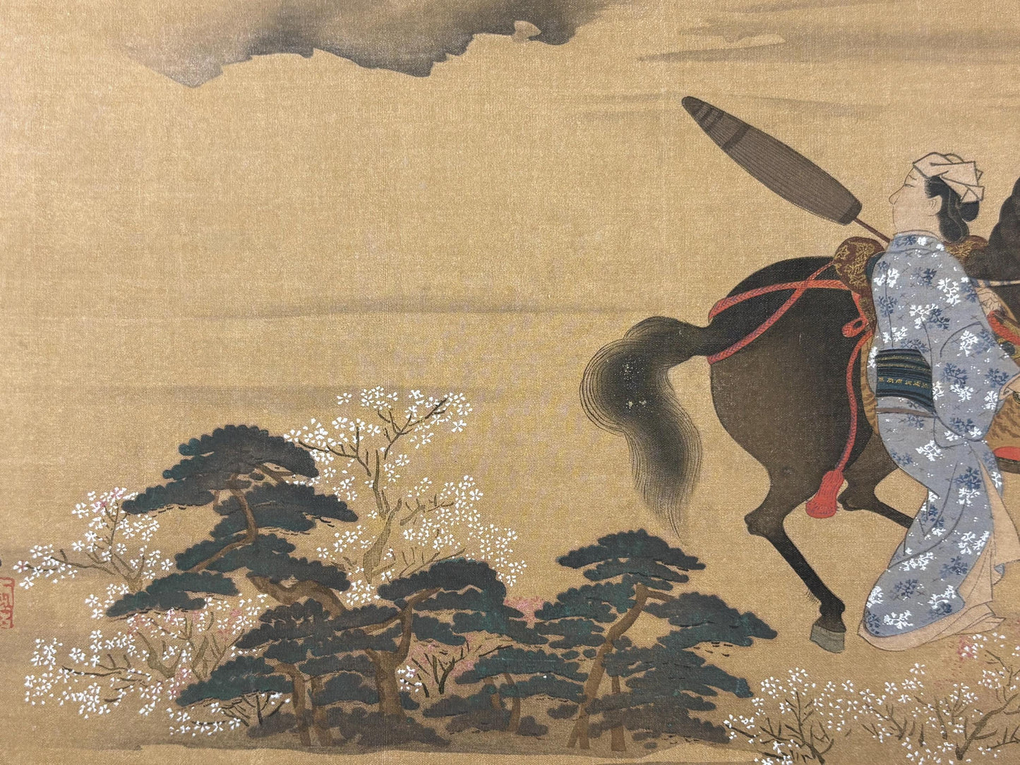 1906, Japanese antique woodblock print, Miyagawa Choshun, "今様東下図", from Ukiyoe-ha-gashu.