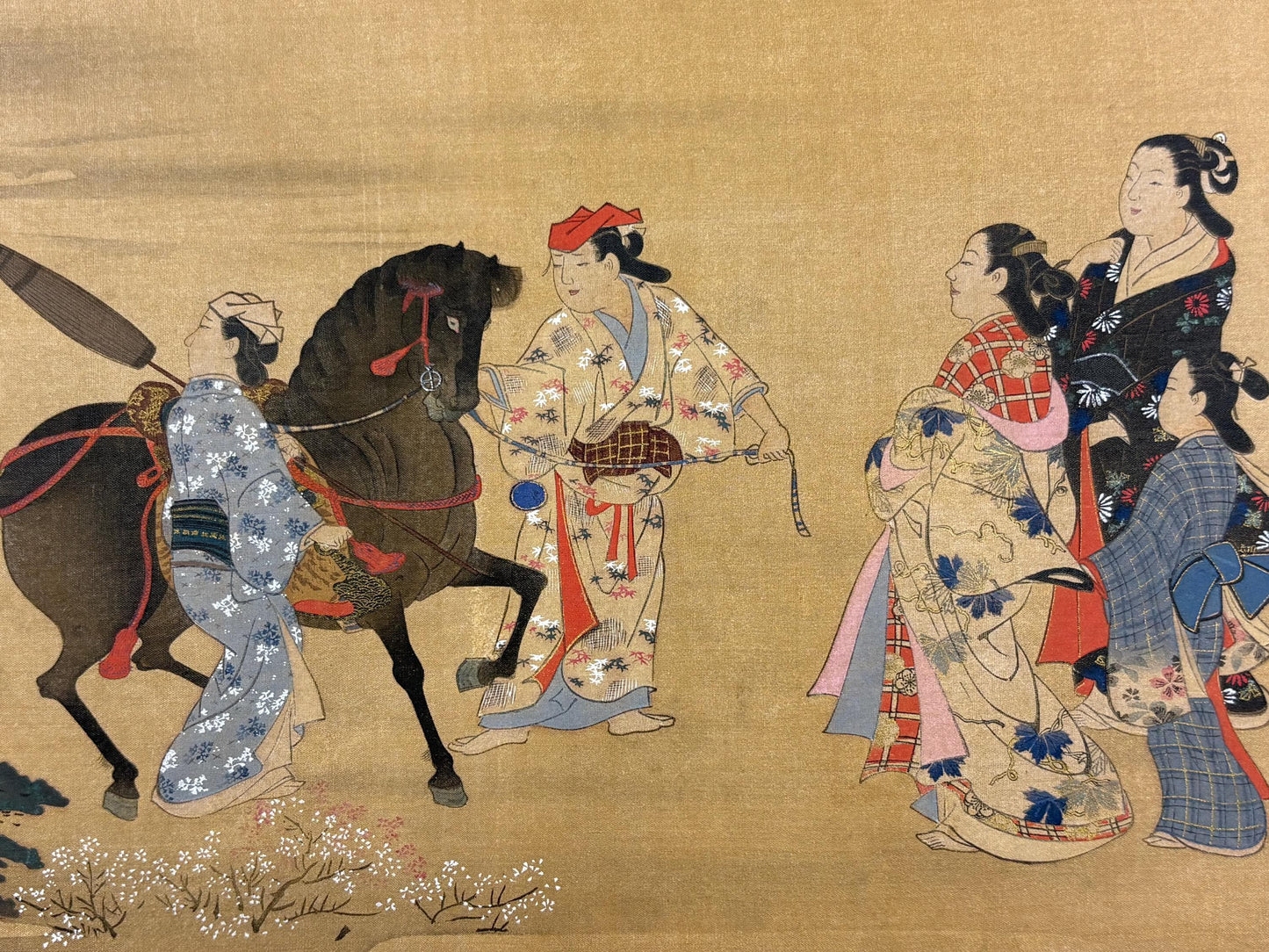 1906, Japanese antique woodblock print, Miyagawa Choshun, "今様東下図", from Ukiyoe-ha-gashu.