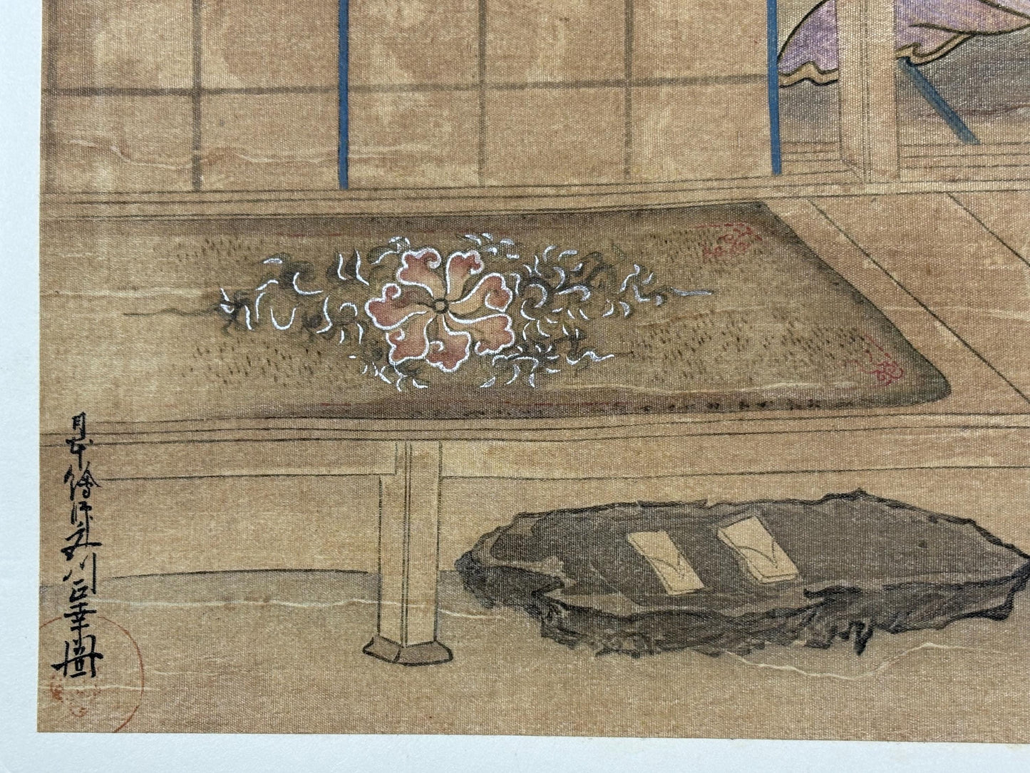 1906, Japanese antique woodblock print, Miyagawa Masayuki, "男女遊興図", from Ukiyoe-ha-gashu.