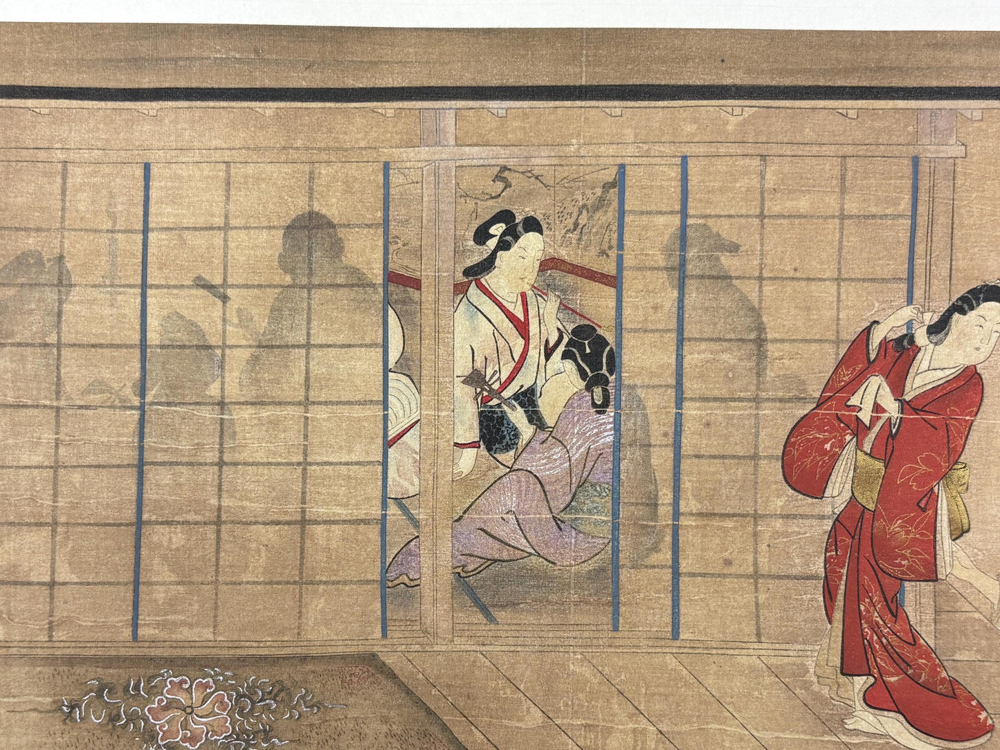 1906, Japanese antique woodblock print, Miyagawa Masayuki, "男女遊興図", from Ukiyoe-ha-gashu.
