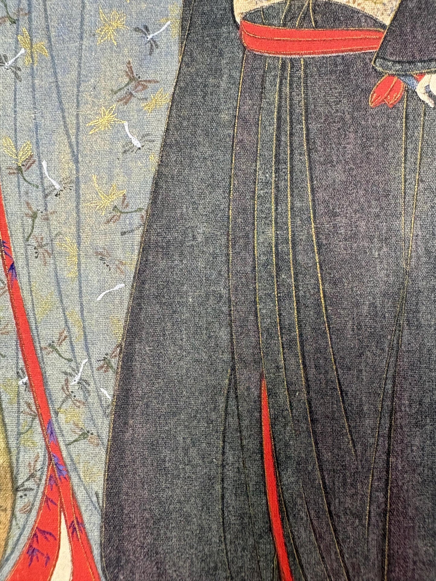 1906, Japanese antique woodblock print, Katsukawa Shunsho, "舞妓漫歩図", from Ukiyoe-ha-gashu.