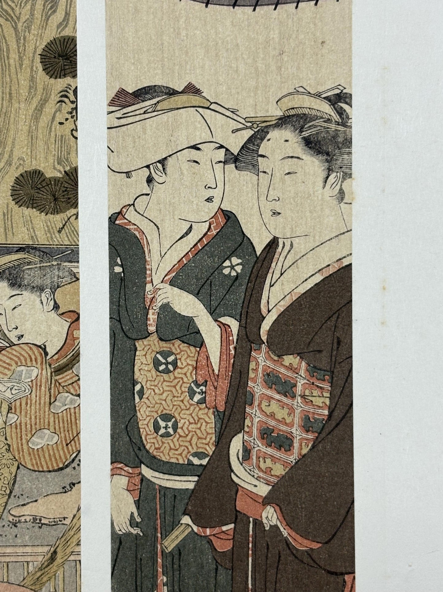 1906, Japanese antique woodblock print, Katsukawa Shuncho, from Ukiyoe-ha-gashu.