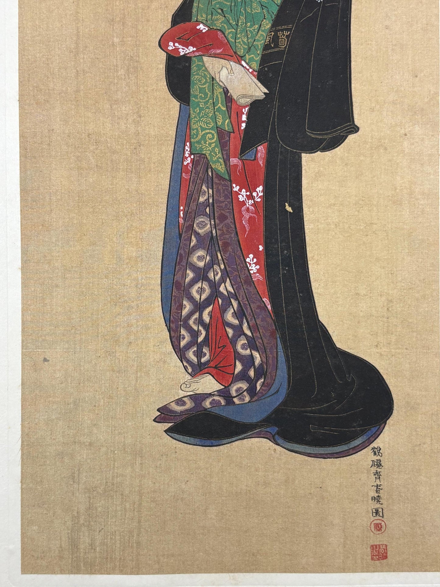 Ukiyoe-ha-gashu,  1906, Japanese antique woodblock print, Katsukawa Shungyo,