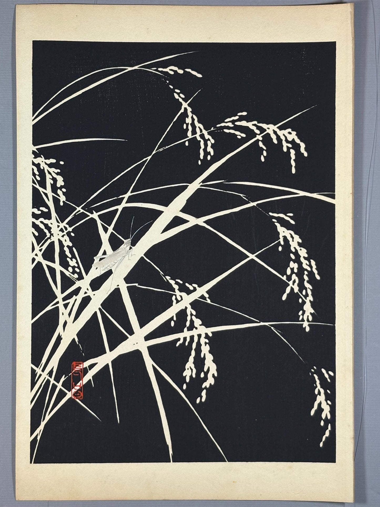 Japanese original woodblock print, 1934, Kyobashi Masuichi, "Tansai-Gafu".