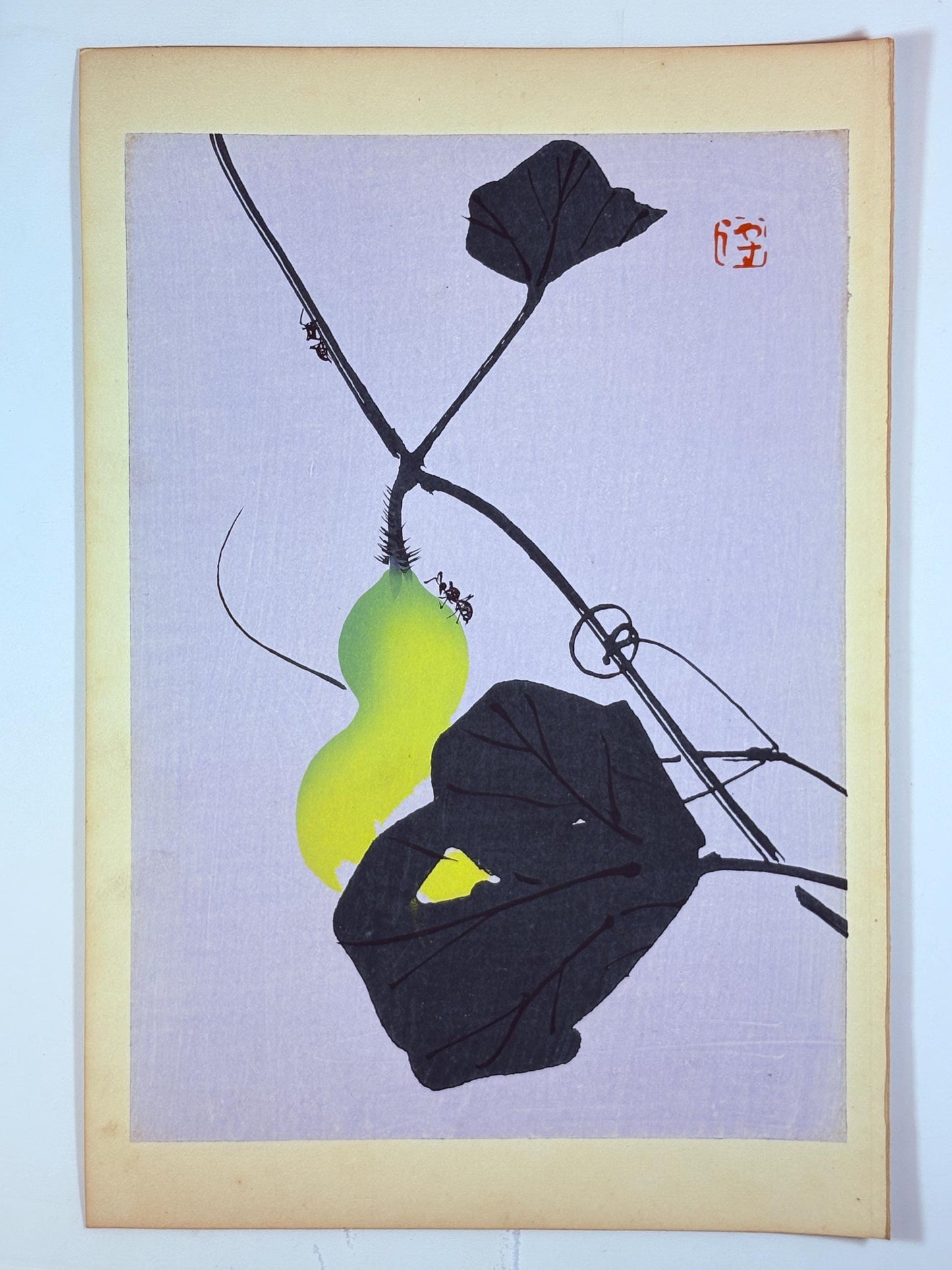 Japanese original woodblock print, 1934, Kyobashi Masuichi, "Tansai-Gafu".