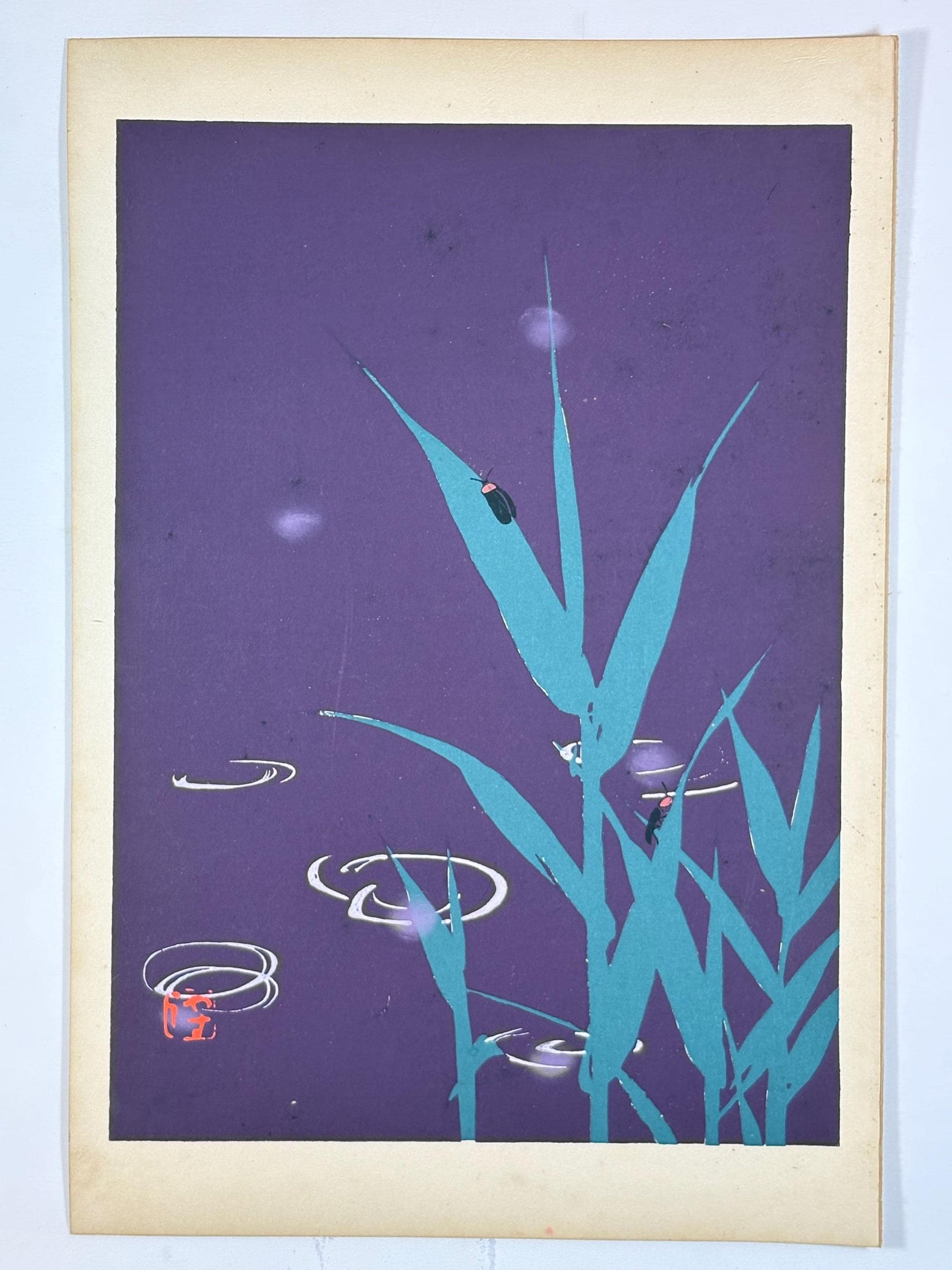 Japanese original woodblock print, 1934, Kyobashi Masuichi, "Tansai-Gafu".