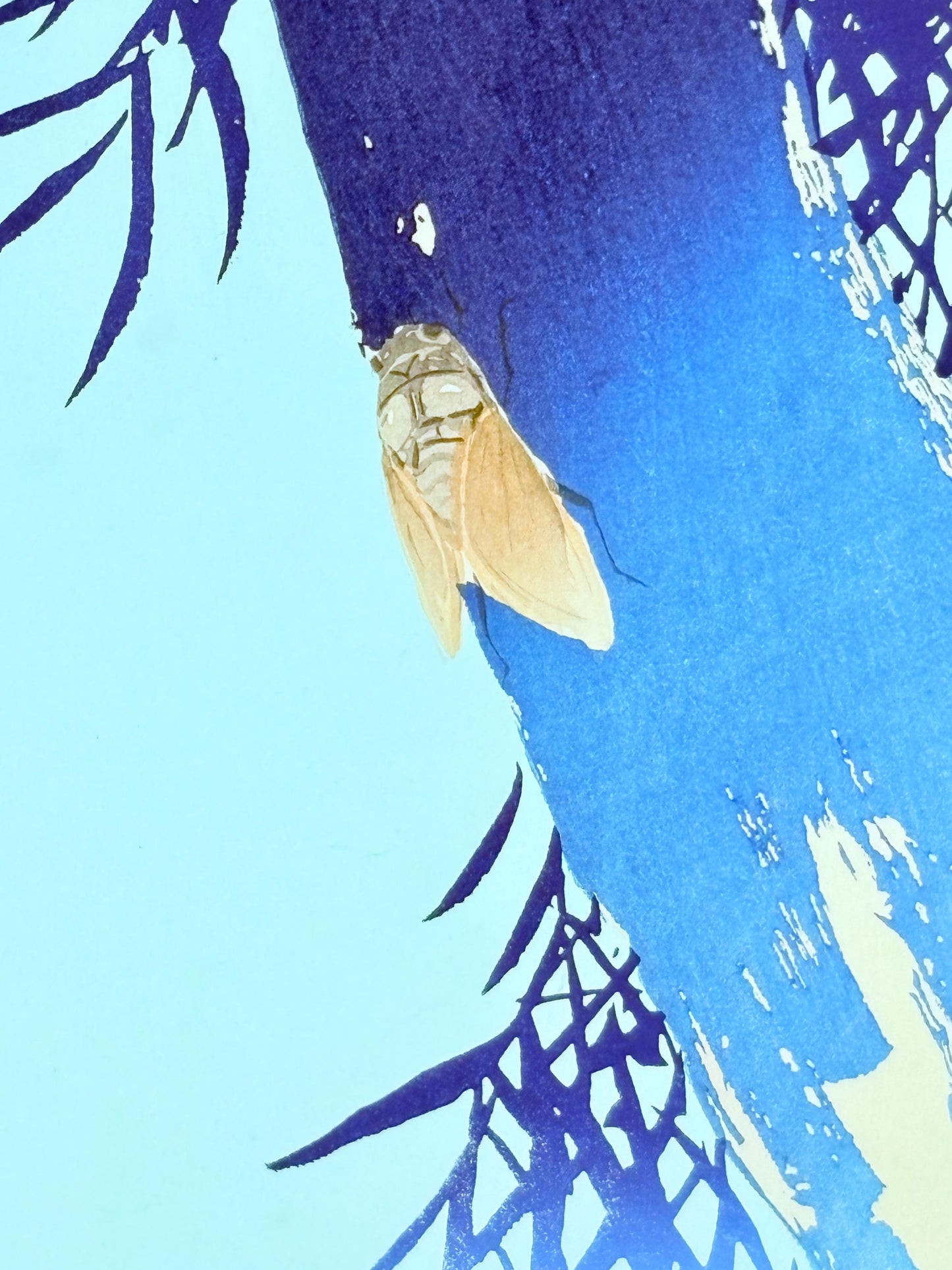 Japanese original woodblock print, 1934, Kyobashi Masuichi, "Tansai-Gafu".