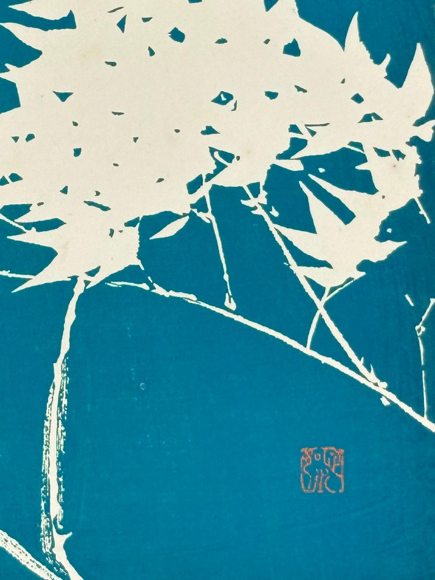 Japanese original woodblock print, 1934, Kyobashi Masuichi, "Tansai-Gafu".