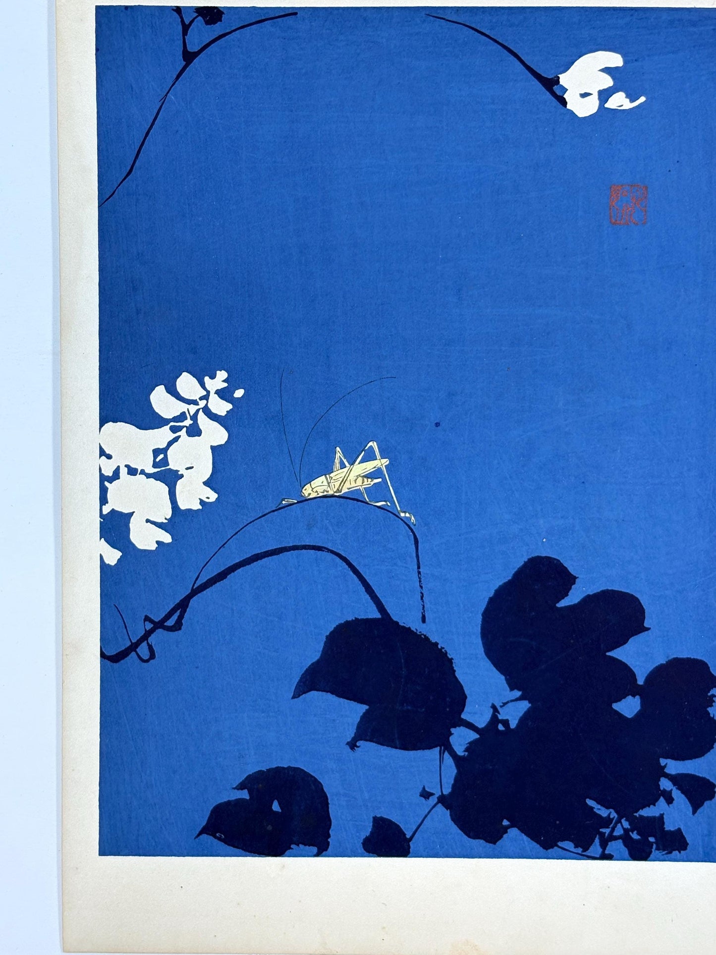 Japanese original woodblock print, 1934, Kyobashi Masuichi, "Tansai-Gafu".
