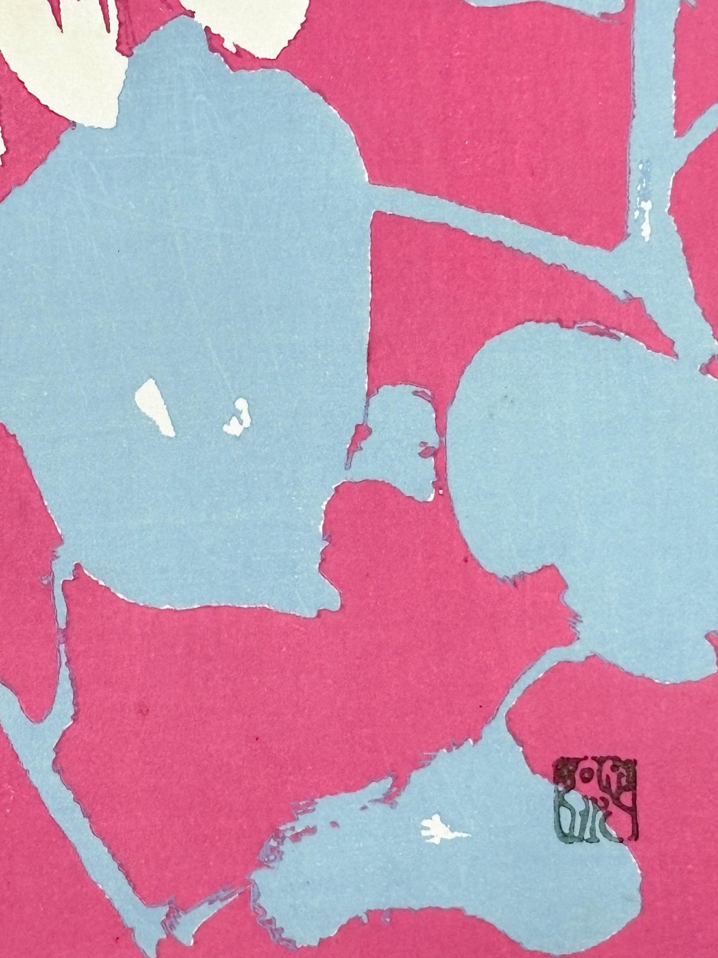 Japanese original woodblock print, 1934, Kyobashi Masuichi, "Tansai-Gafu".