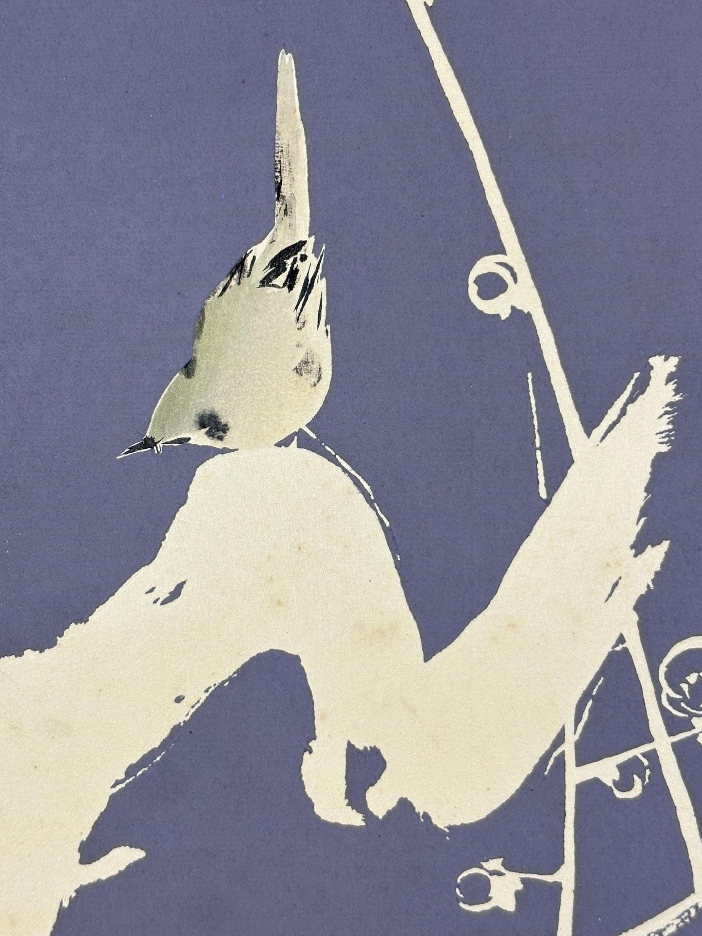 Japanese original woodblock print, 1934, Kyobashi Masuichi, "Tansai-Gafu".