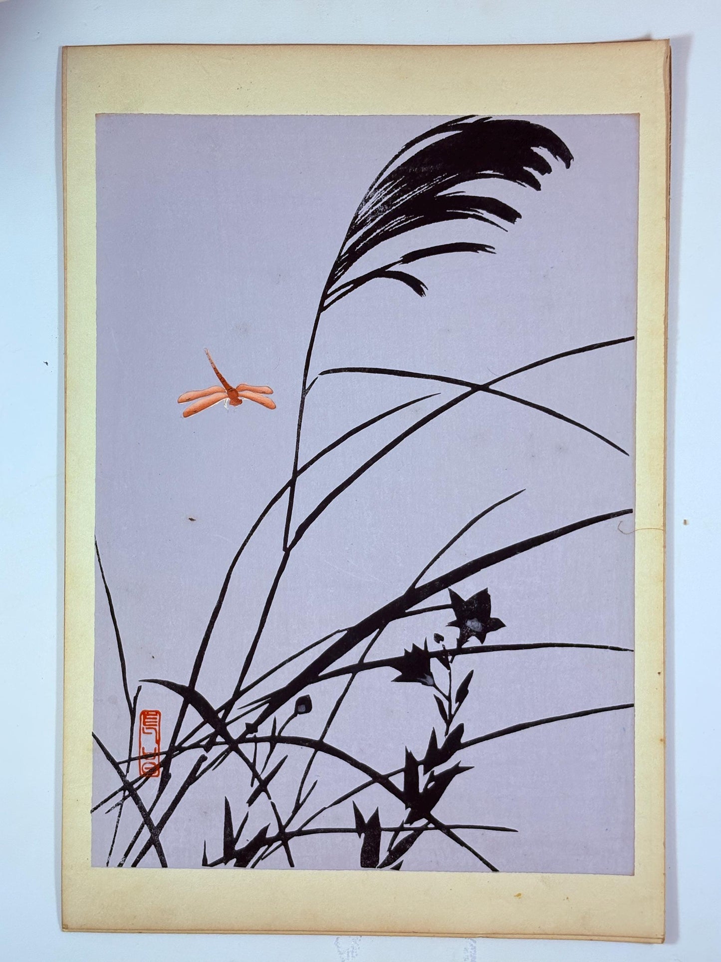 Japanese original woodblock print, 1934, Kyobashi Masuichi, "Tansai-Gafu".