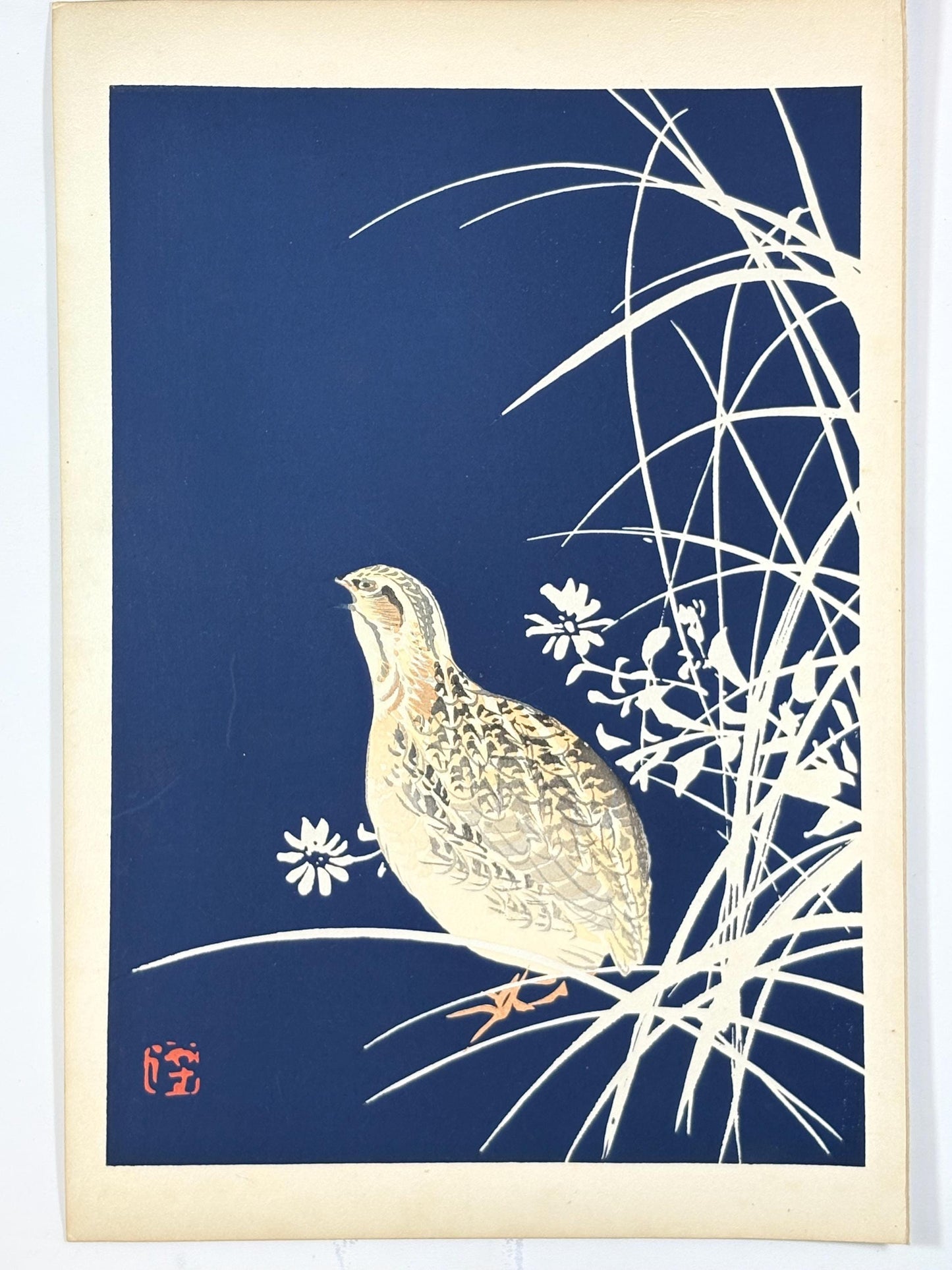 Japanese original woodblock print, 1934, Kyobashi Masuichi, "Tansai-Gafu".