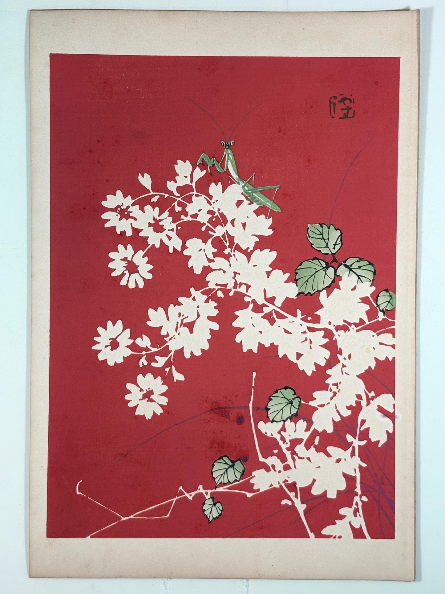 Japanese original woodblock print, 1934, Kyobashi Masuichi, "Tansai-Gafu".