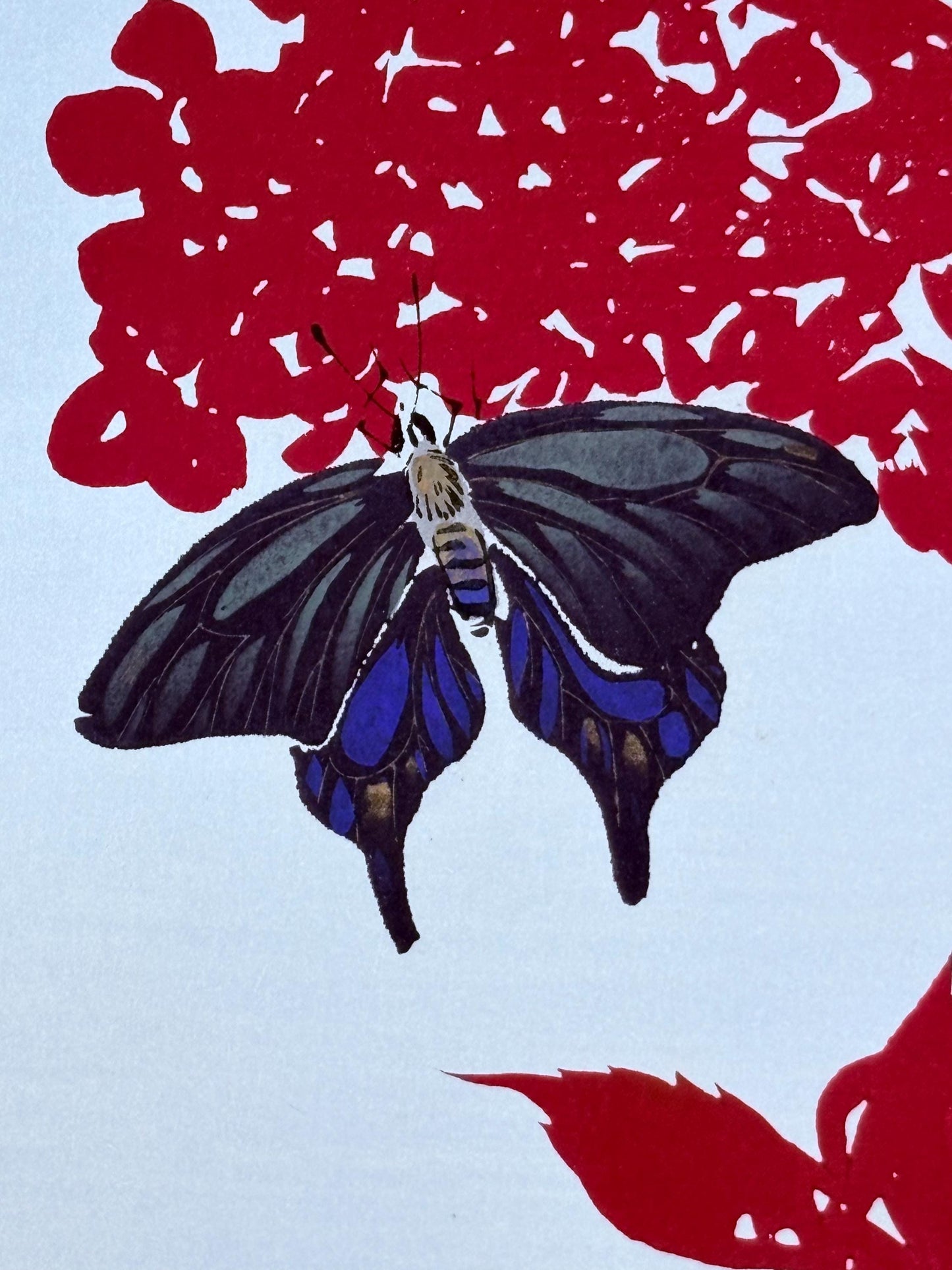 Japanese original woodblock print, 1934, Kyobashi Masuichi, "Tansai-Gafu".