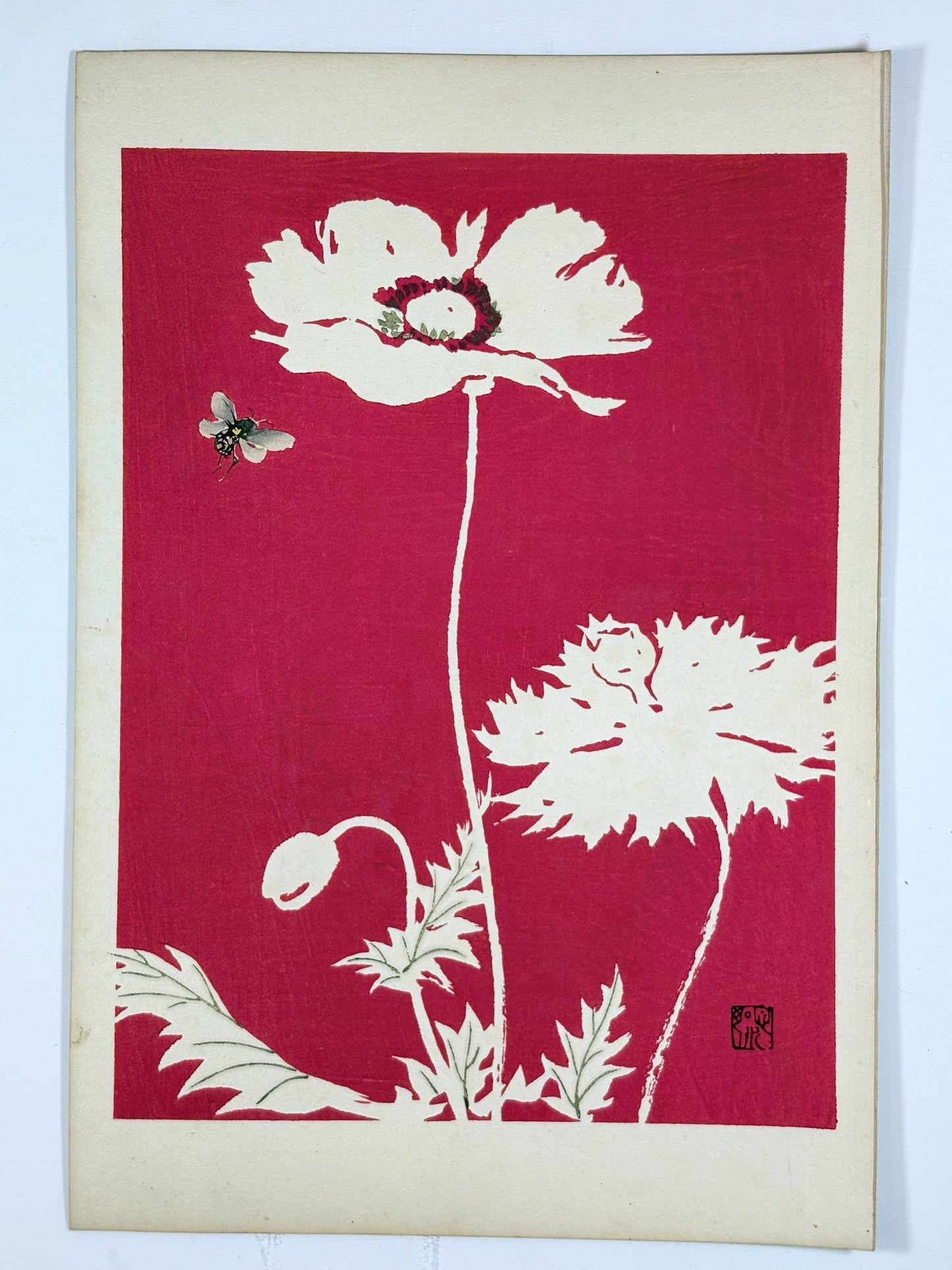 Japanese original woodblock print, 1934, Kyobashi Masuichi, "Tansai-Gafu".