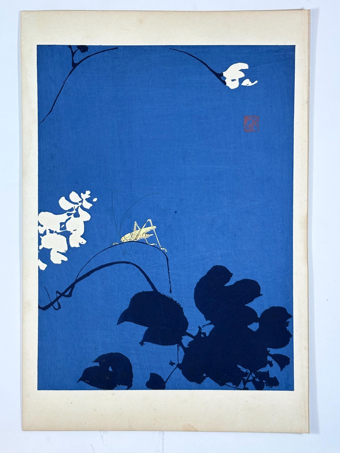 Japanese original woodblock print, 1934, Kyobashi Masuichi, "Tansai-Gafu".