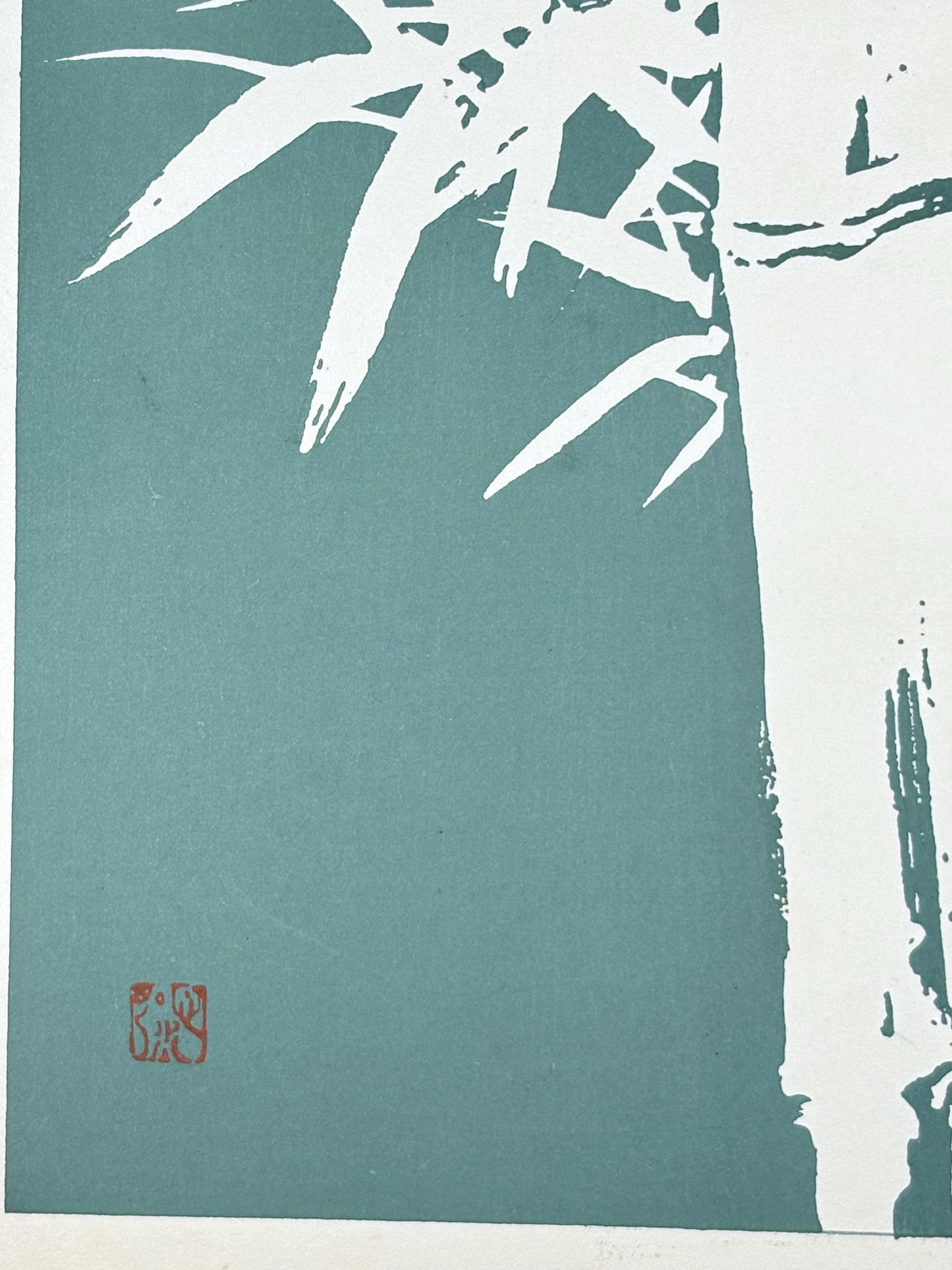 Japanese original woodblock print, 1934, Kyobashi Masuichi, "Tansai-Gafu".