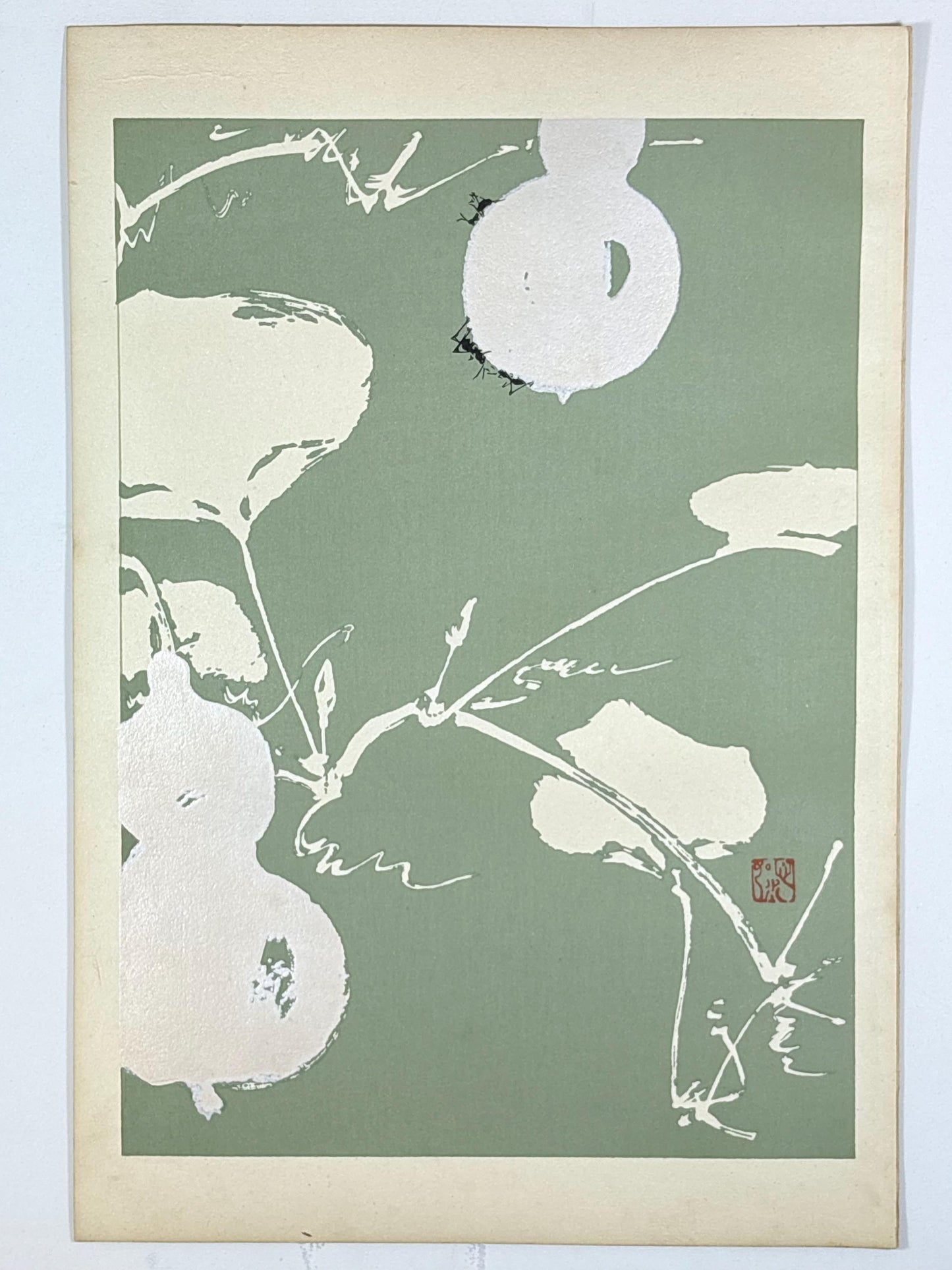 Japanese original woodblock print, 1934, Kyobashi Masuichi, "Tansai-Gafu".