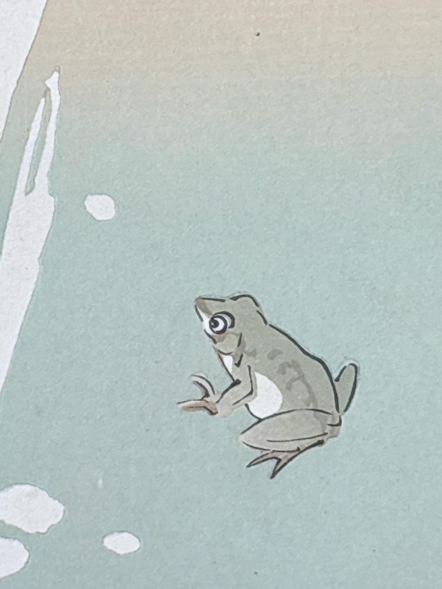 Japanese original woodblock print, 1934, Kyobashi Masuichi, "Tansai-Gafu".