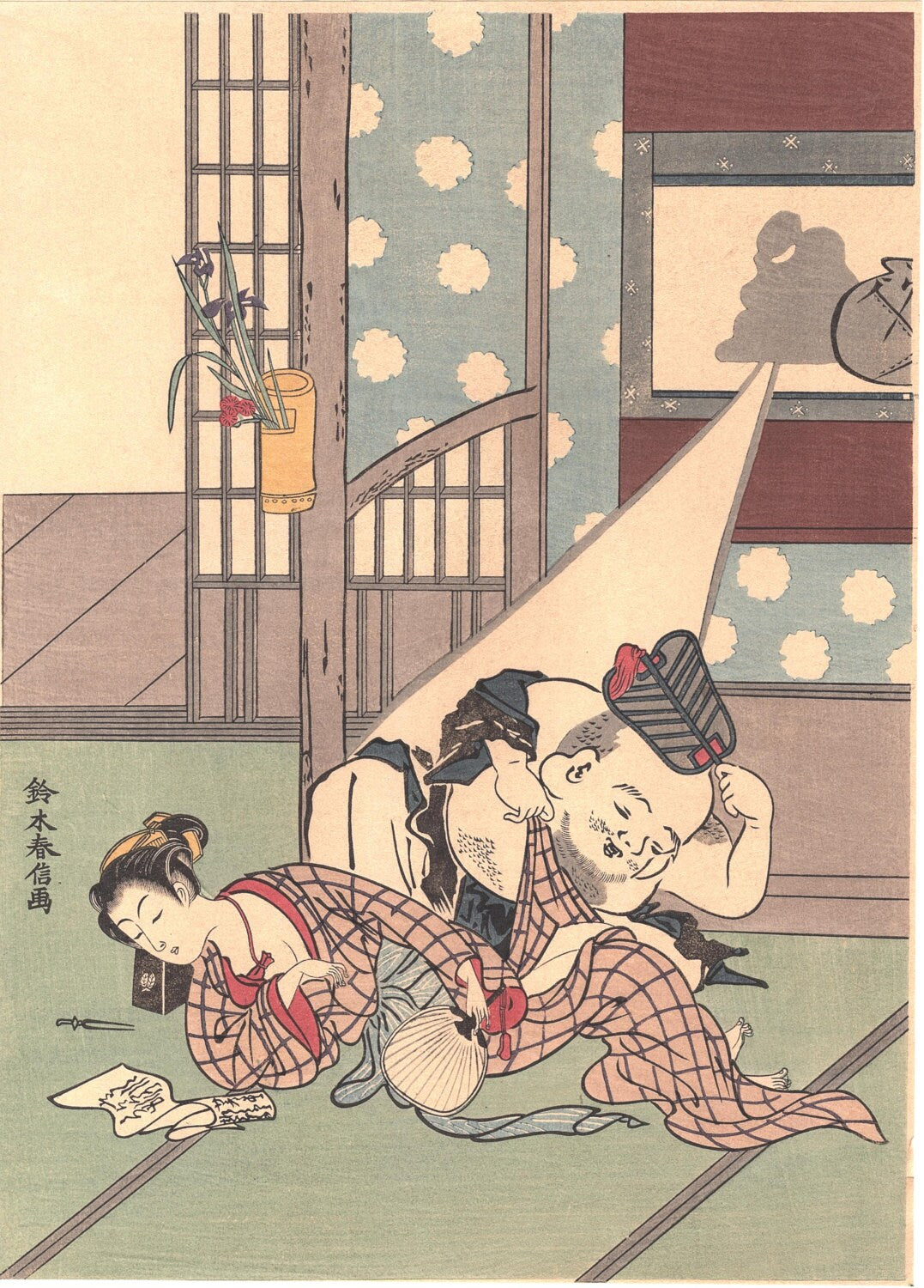 Japanese Ukiyo-e Woodblock print, Suzuki Harunobu