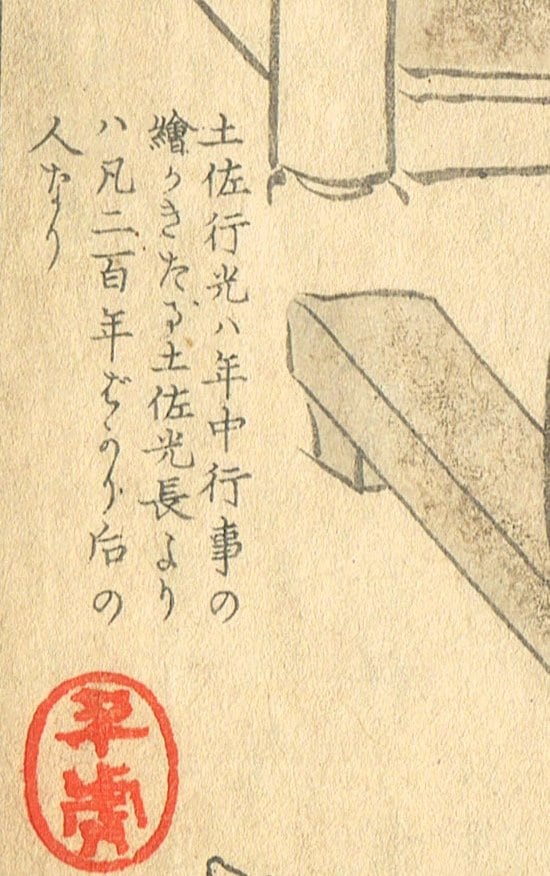 1891, Japanese antique woodblock print, Watanabe Seitei