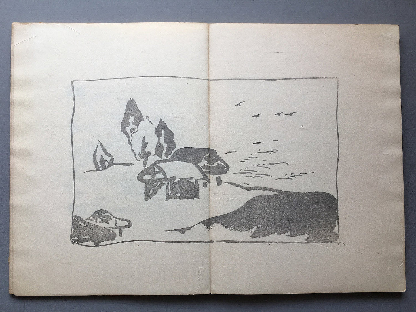 1900, Japanese antique woodcut design book, Honda Ichijiro, "Monyo Shohin"