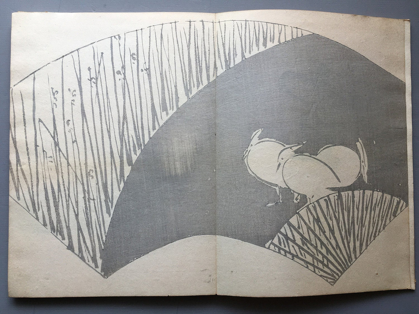 1900, Japanese antique woodcut design book, Honda Ichijiro, "Monyo Shohin"