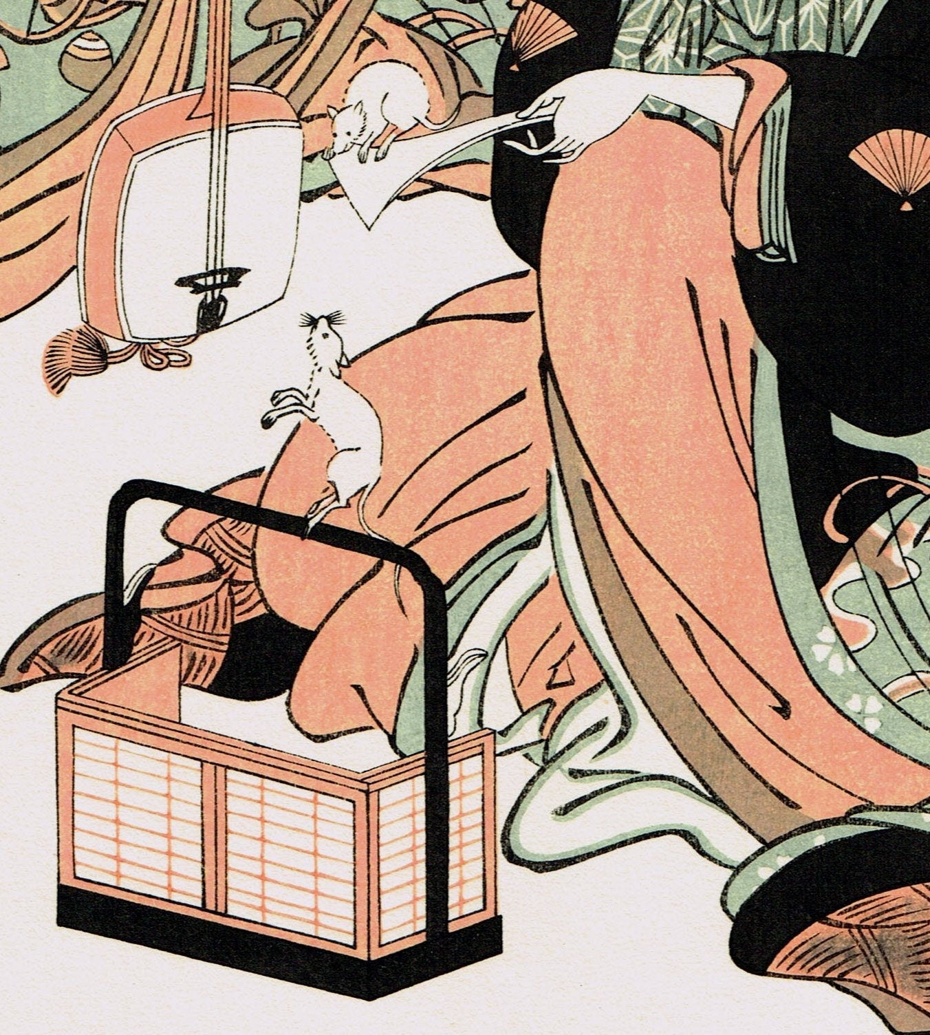 Japanese Ukiyo-e Woodblock print, Kiyomitsu, "Ade-Sugata Shichifukujin"