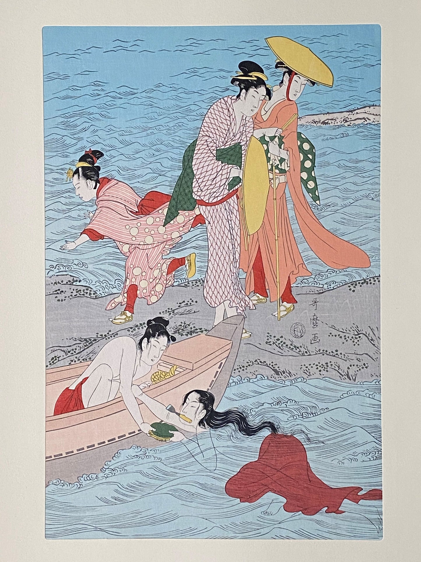 Utamaro, "Abalone Divers"