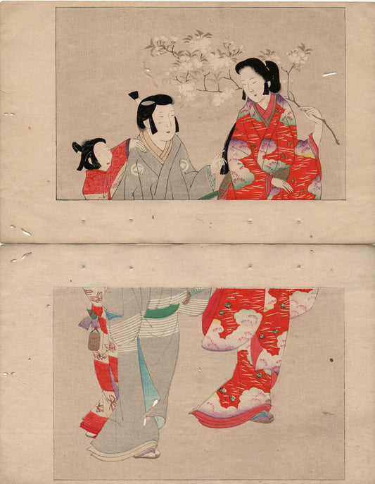 1891, Japanese antique woodblock print, Bijutsu Sekai Vol. 5-4