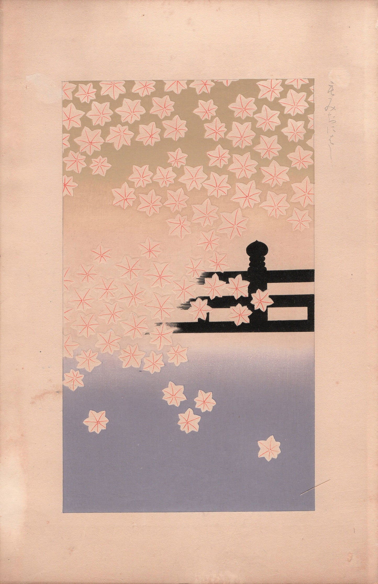 1932,  Kawarazaki Kodo,  Maple