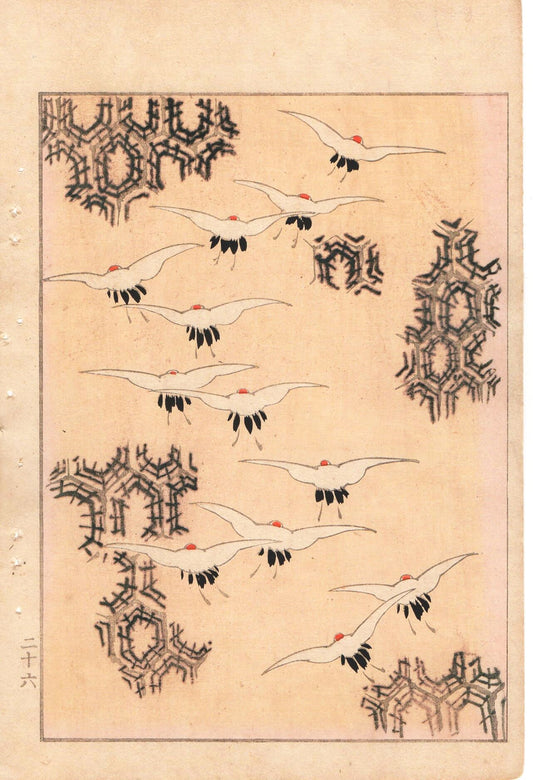 Around 1900, Bijutsukai 1, Antique Japanese print, Kimono Design.