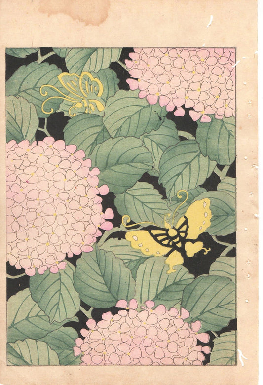 Around 1900, Bijutsukai 1, Antique Japanese print, Kimono Design.