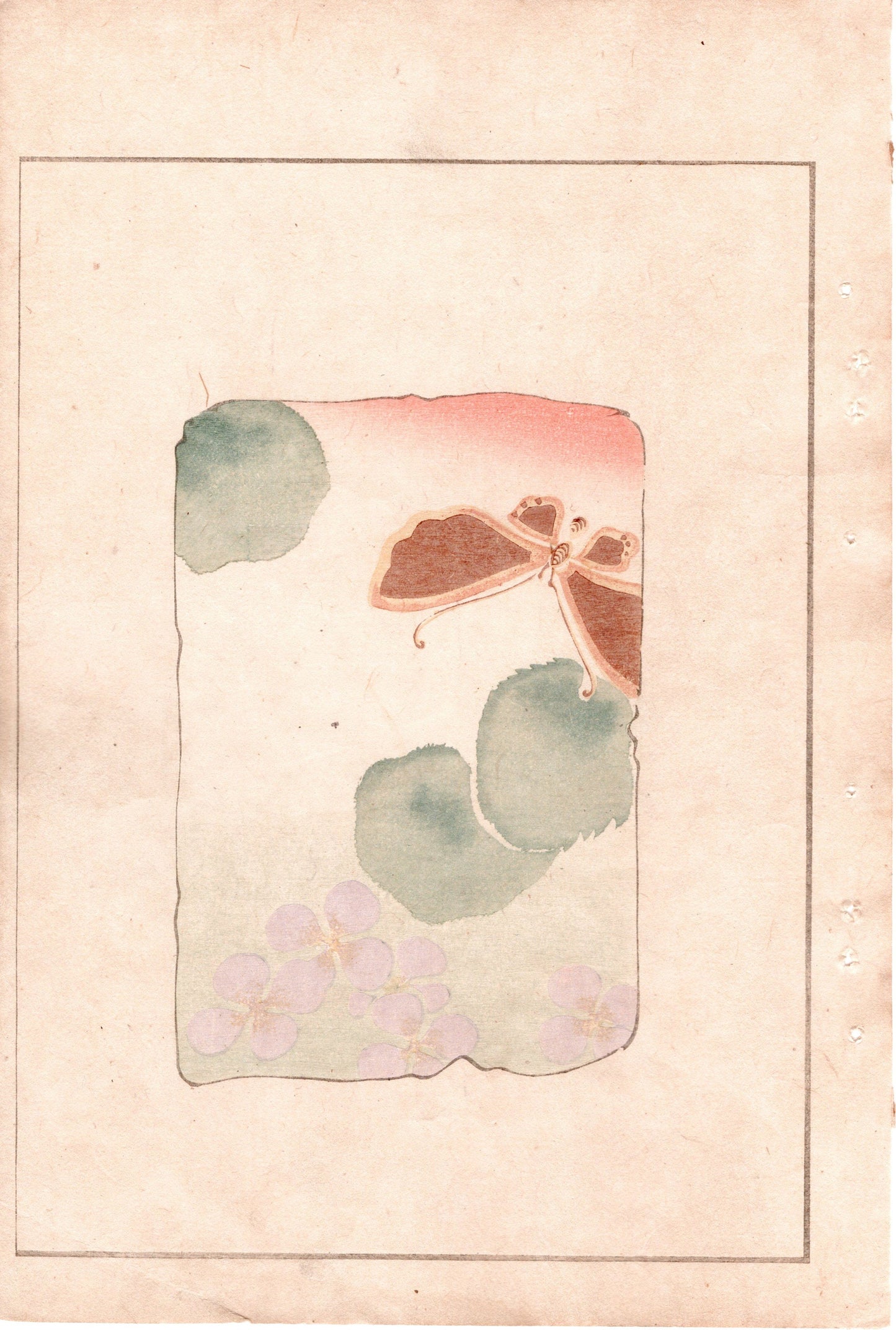 Around 1900, Bijutsukai 2, Antique Japanese print, Kimono Design.